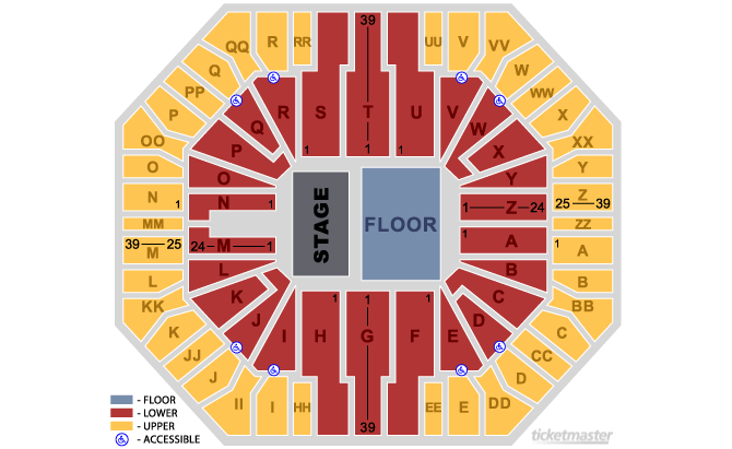 Don Haskins Center Seating Chart Basketball