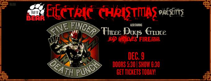 Five Finger Death Punch, Three Days Grace & Bad Wolves at Don Haskins Center