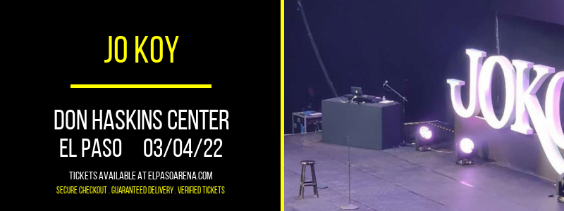 Jo Koy at Don Haskins Center tickets Jo Koy at Don Haskins Center