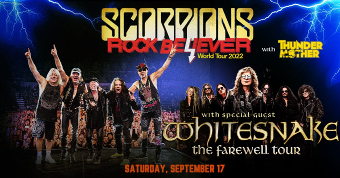 Scorpions, Whitesnake & Thundermother at Don Haskins Center